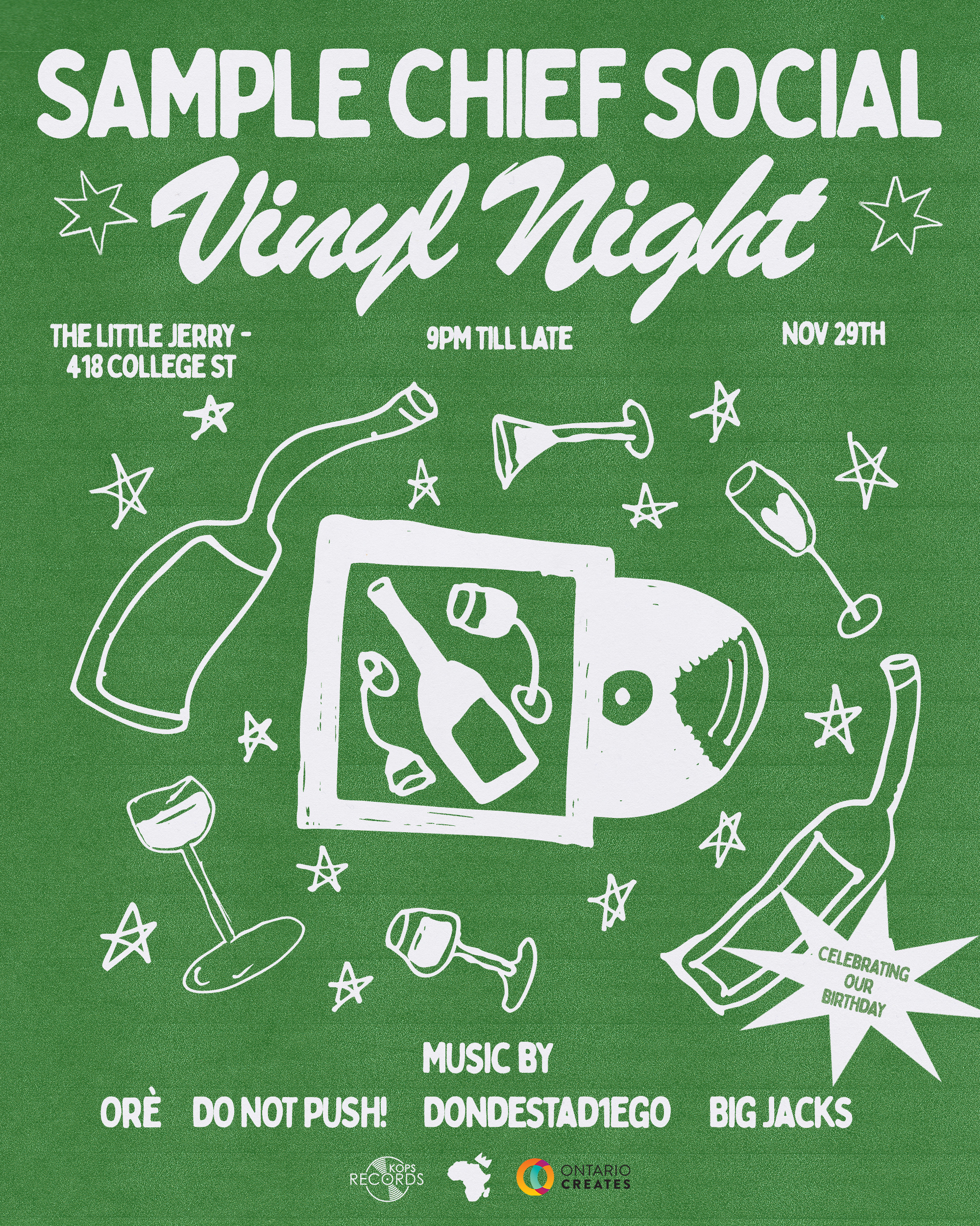 Sample Chief Social: Vinyl Night